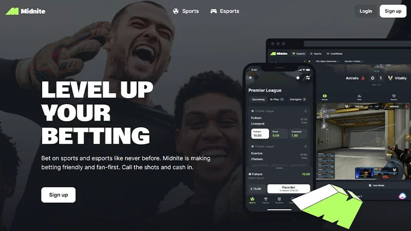 Midnite betting App