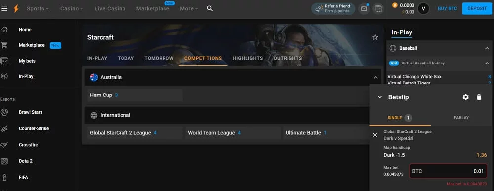 The viability of Starcraft as a spectator game